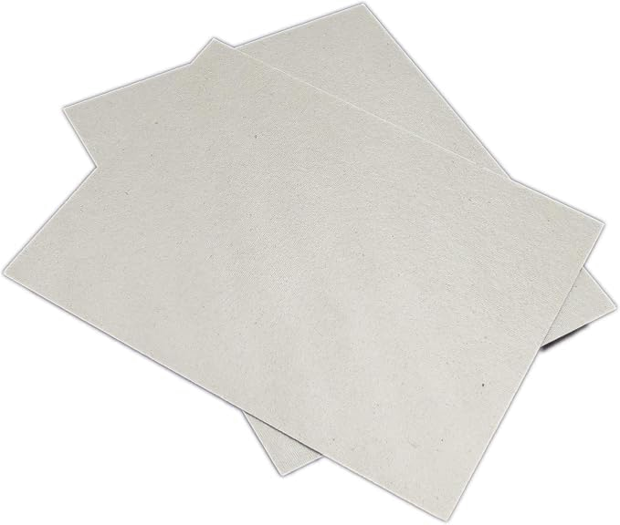 صفيحة ميكا لفرن الميكروويف 99%, 4.7inx5.9in, 12CMx15CM — 2 قطع, قابل للقص, فائق السماكة